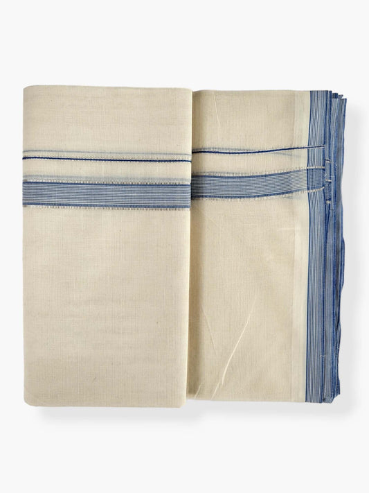 Pure Cotton Kerala Double Dhoti/Mundu