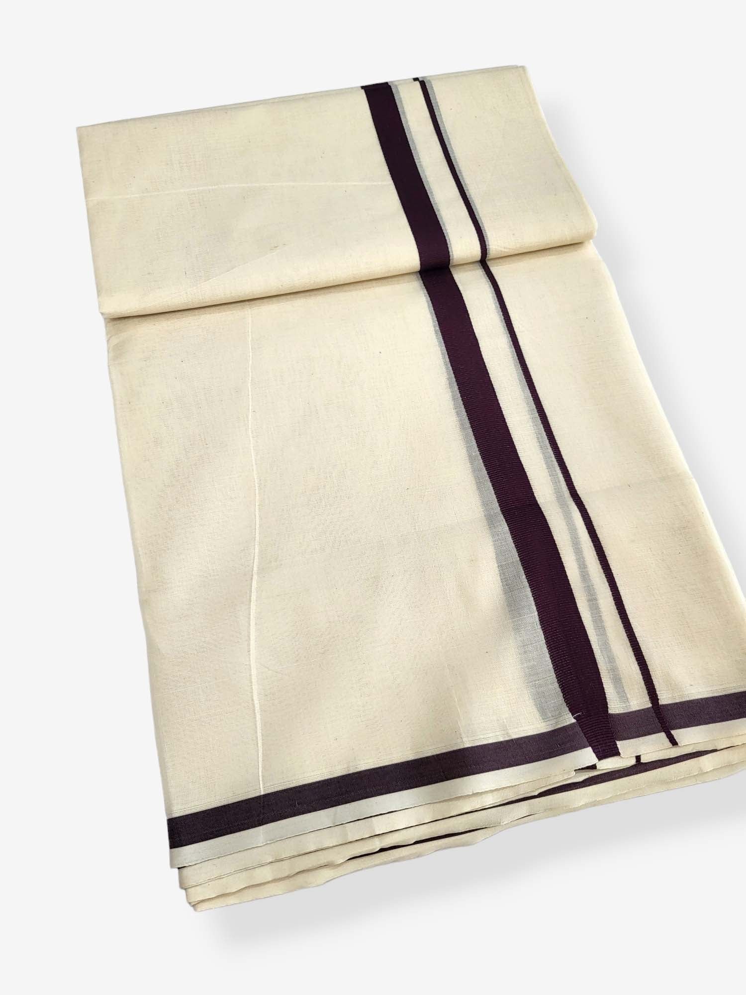 Pure Cotton Kerala Double Dhoti/Mundu