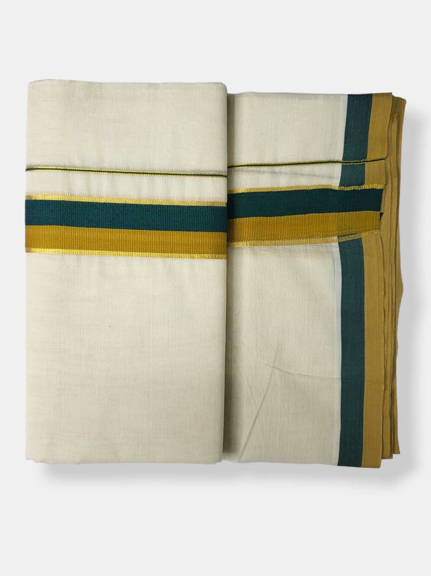 Pure Cotton Kerala Double Dhoti/Mundu