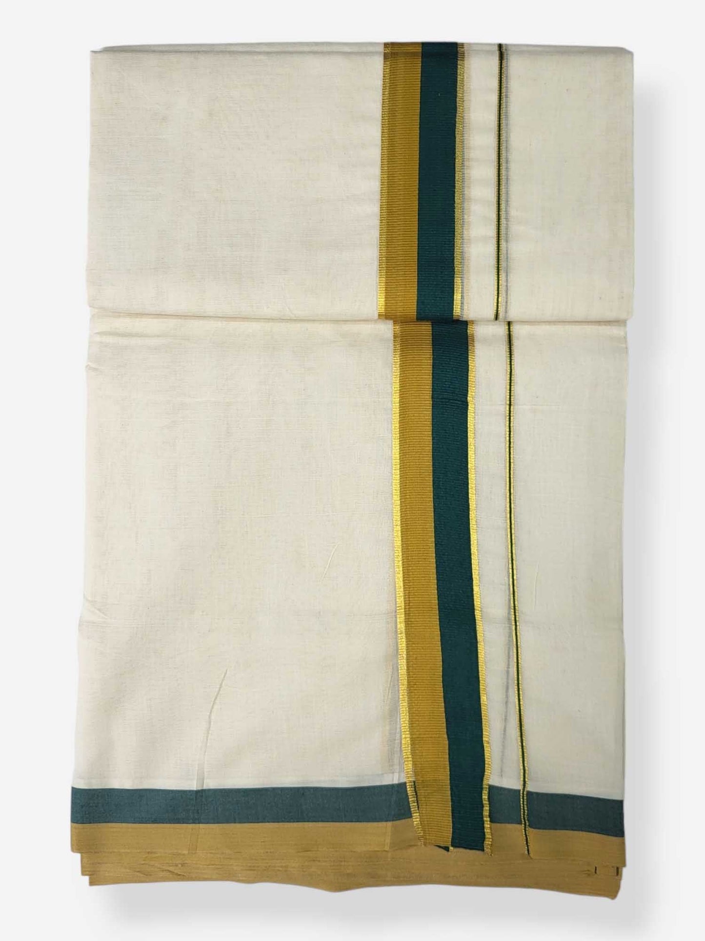 Pure Cotton Kerala Double Dhoti/Mundu