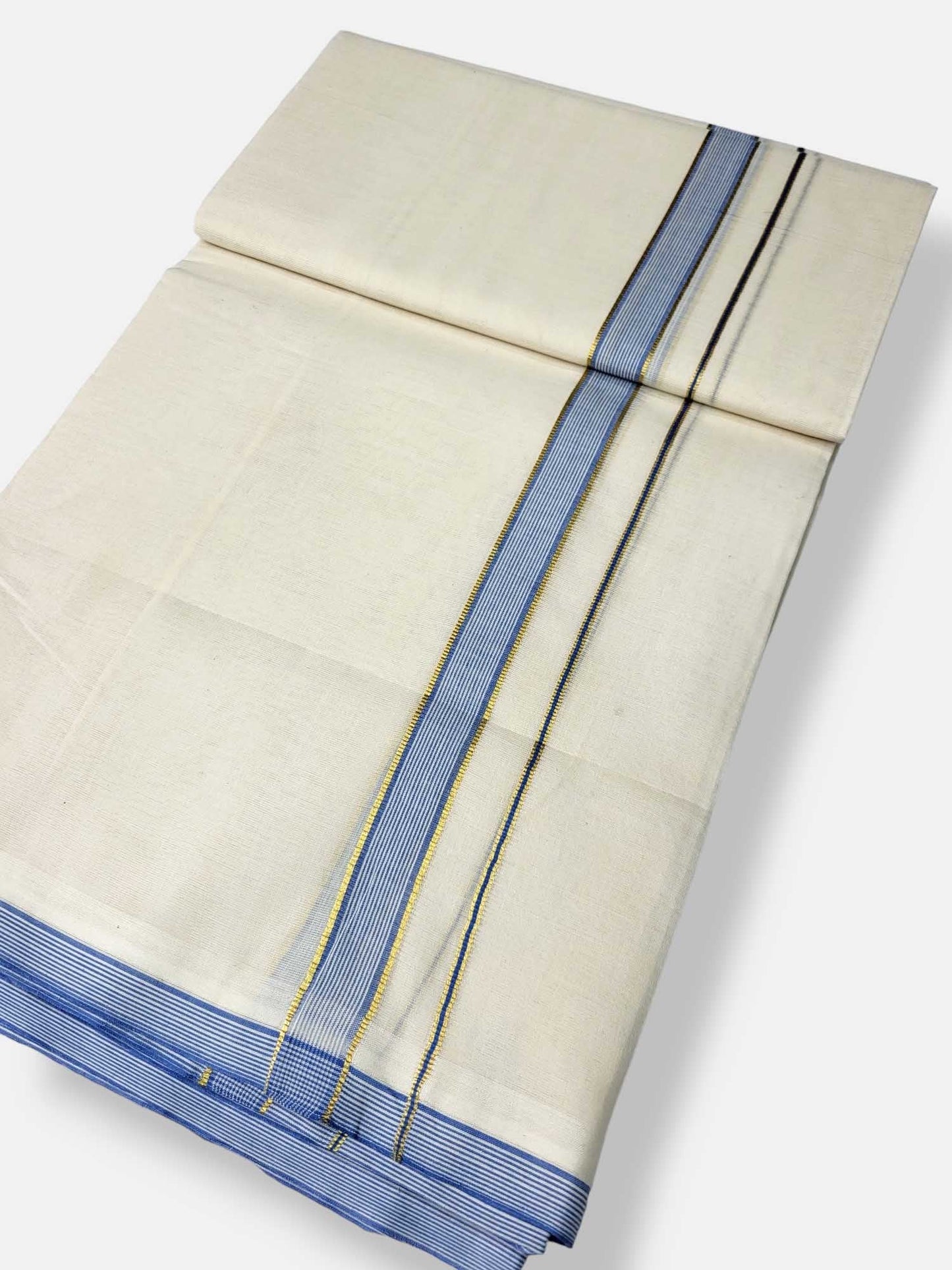 Pure Cotton Kerala Double Dhoti/Mundu