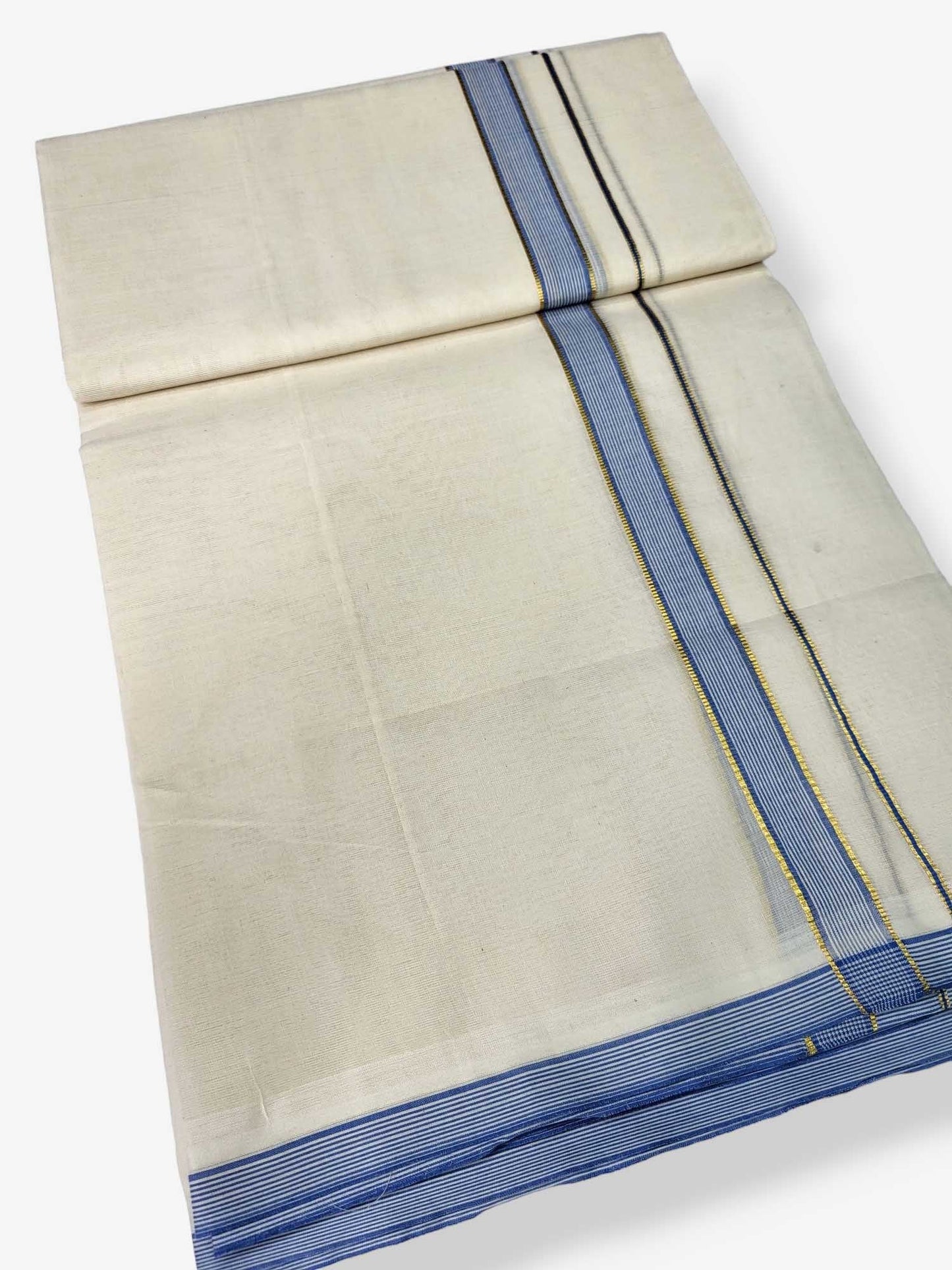 Pure Cotton Kerala Double Dhoti/Mundu