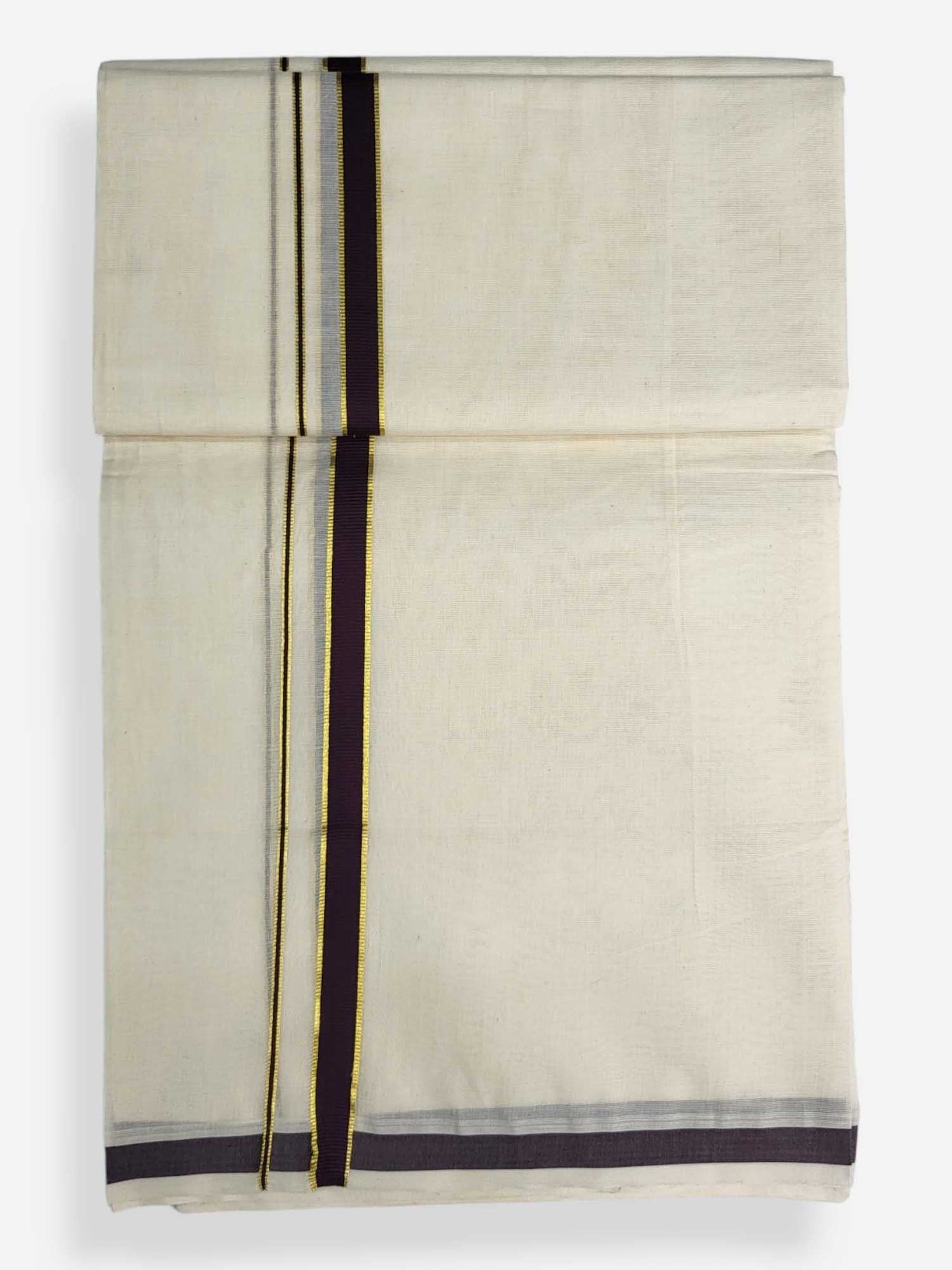 Pure Cotton Kerala Double Dhoti/Mundu