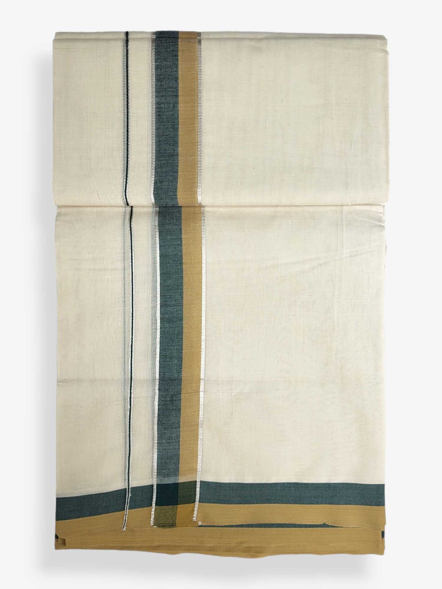 Pure Cotton Kerala Double Dhoti/Mundu