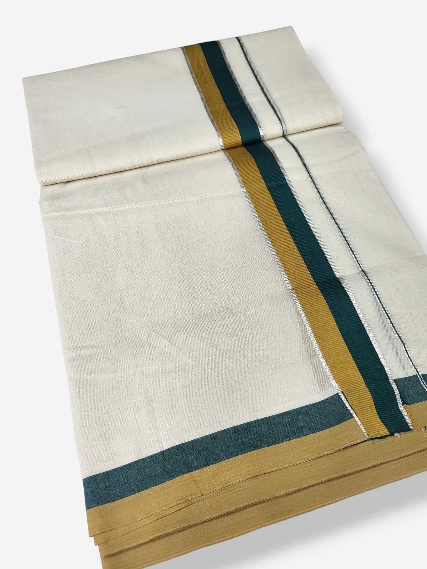 Pure Cotton Kerala Double Dhoti/Mundu