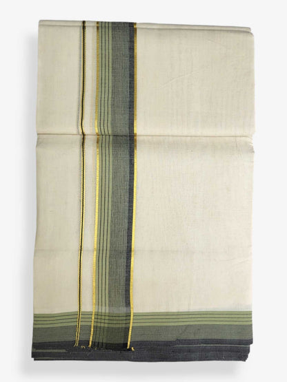 Pure Cotton Kerala Double Dhoti/Mundu