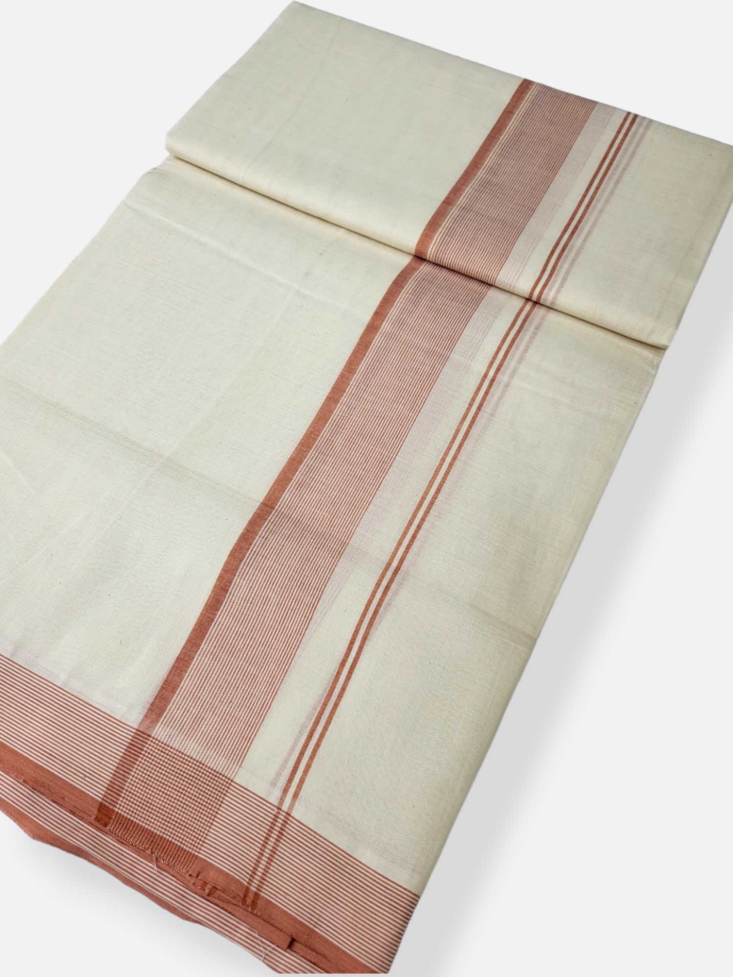 Pure Cotton Kerala Double Dhoti/Mundu