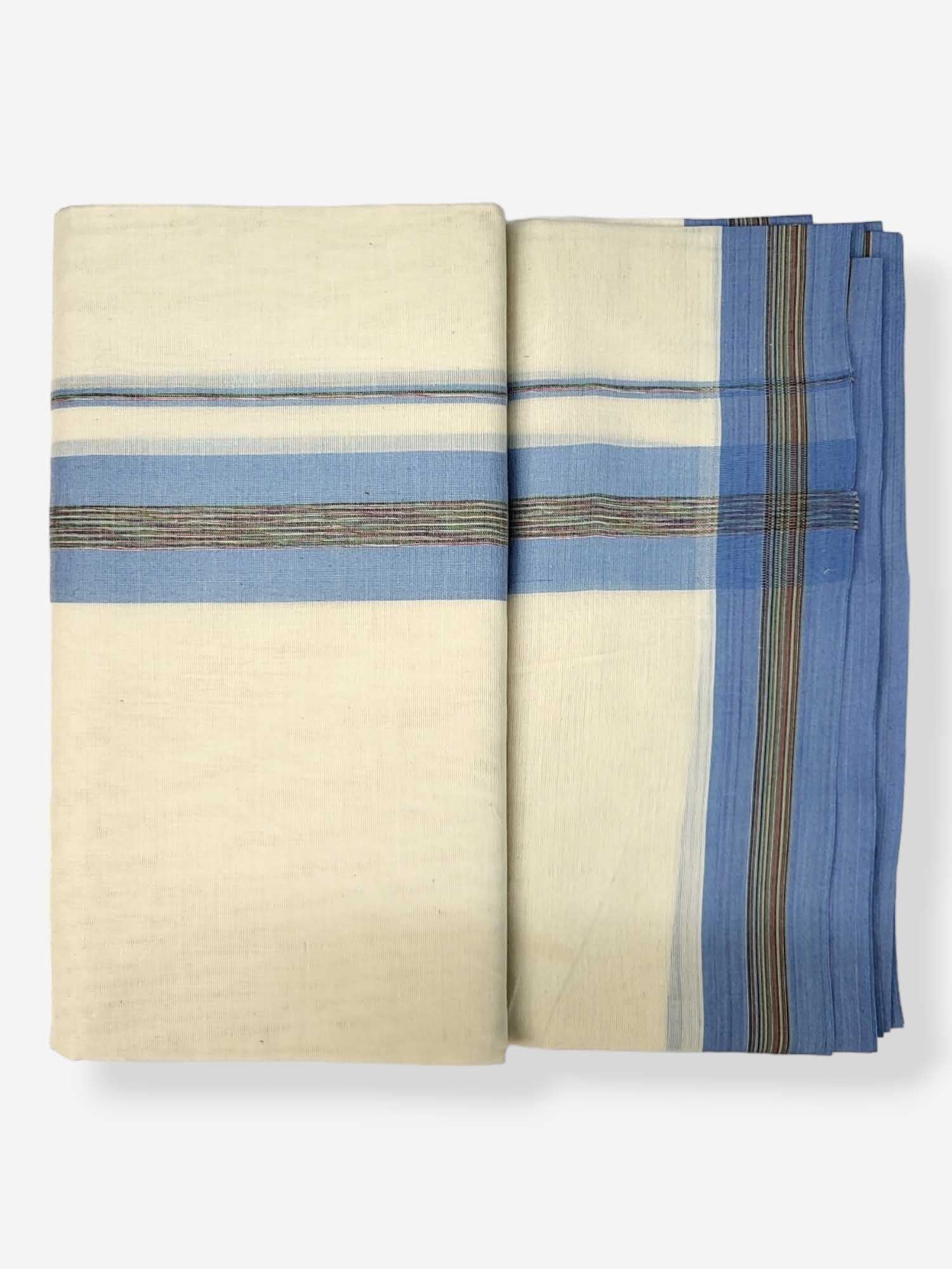 Pure Cotton Kerala Double Dhoti/Mundu