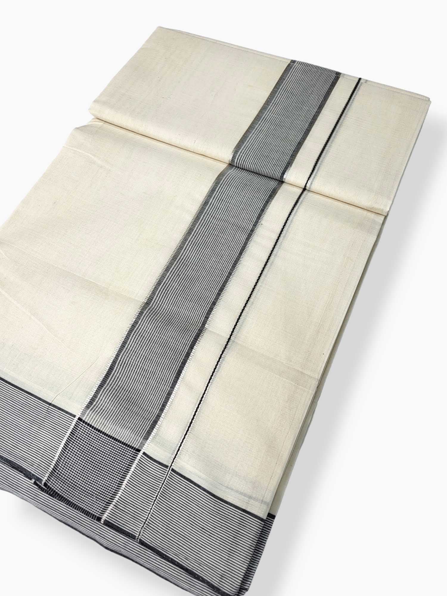 Pure Cotton Kerala Double Dhoti/Mundu