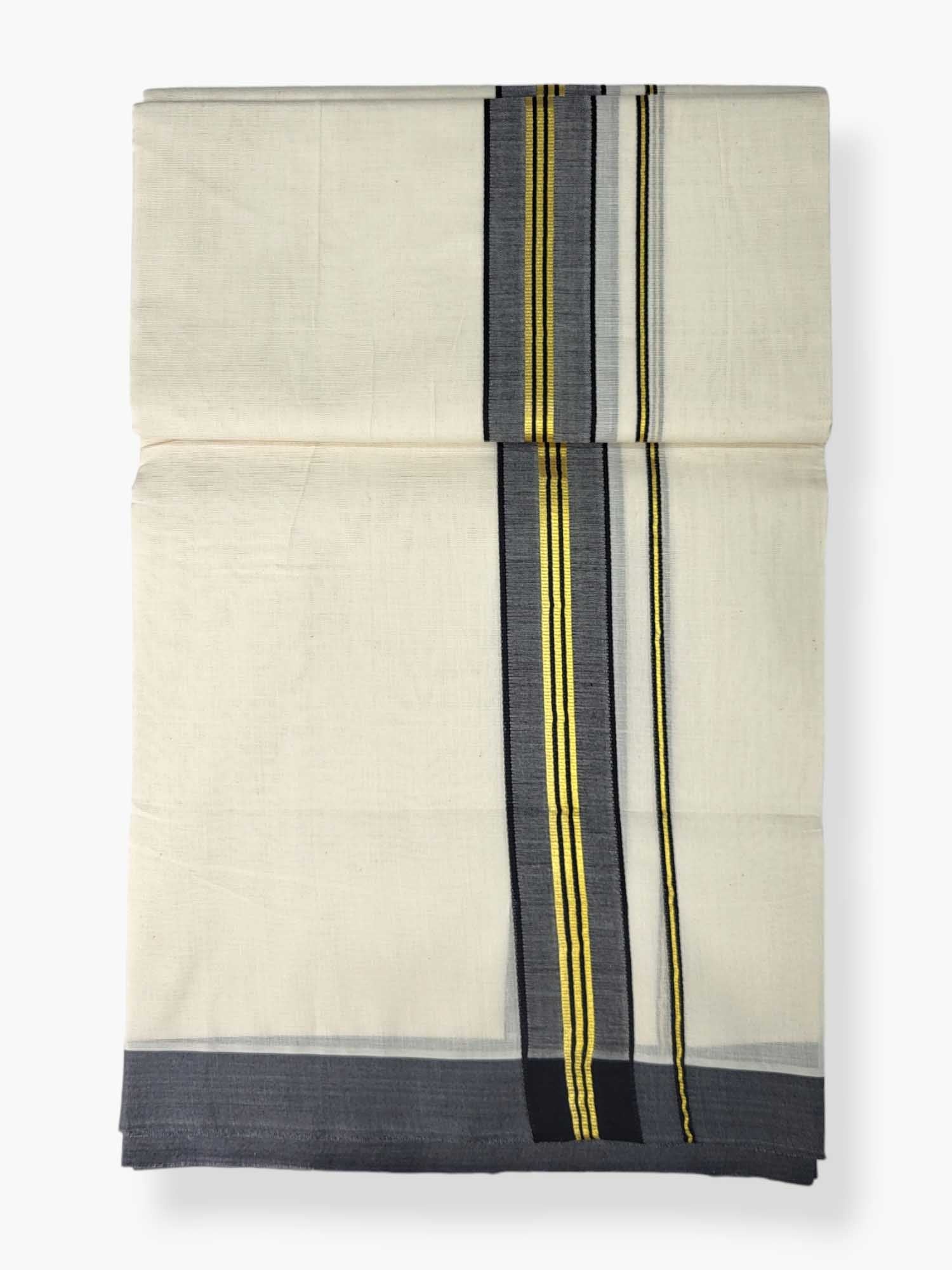 Pure Cotton Kerala Double Dhoti/Mundu