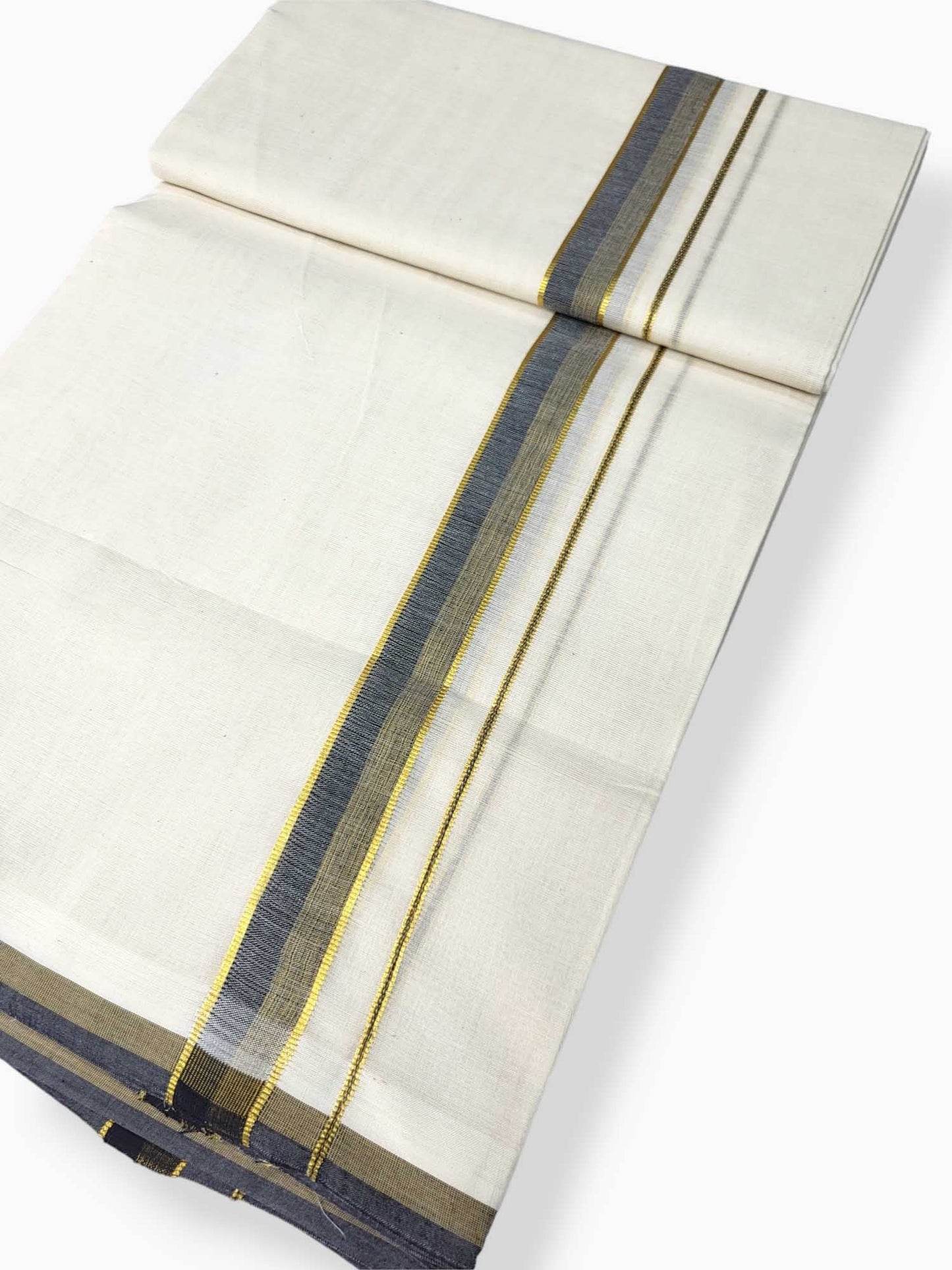 Pure Cotton Kerala Double Dhoti/Mundu