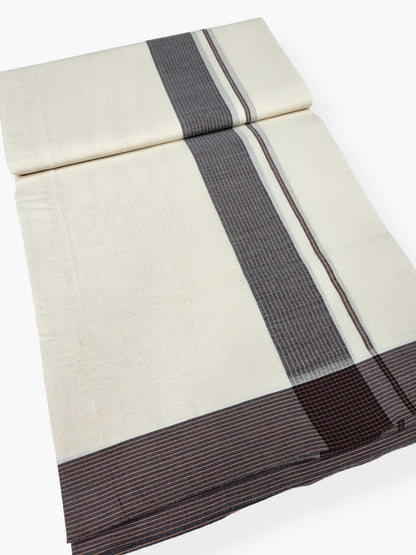 Pure Cotton Kerala Double Dhoti/Mundu