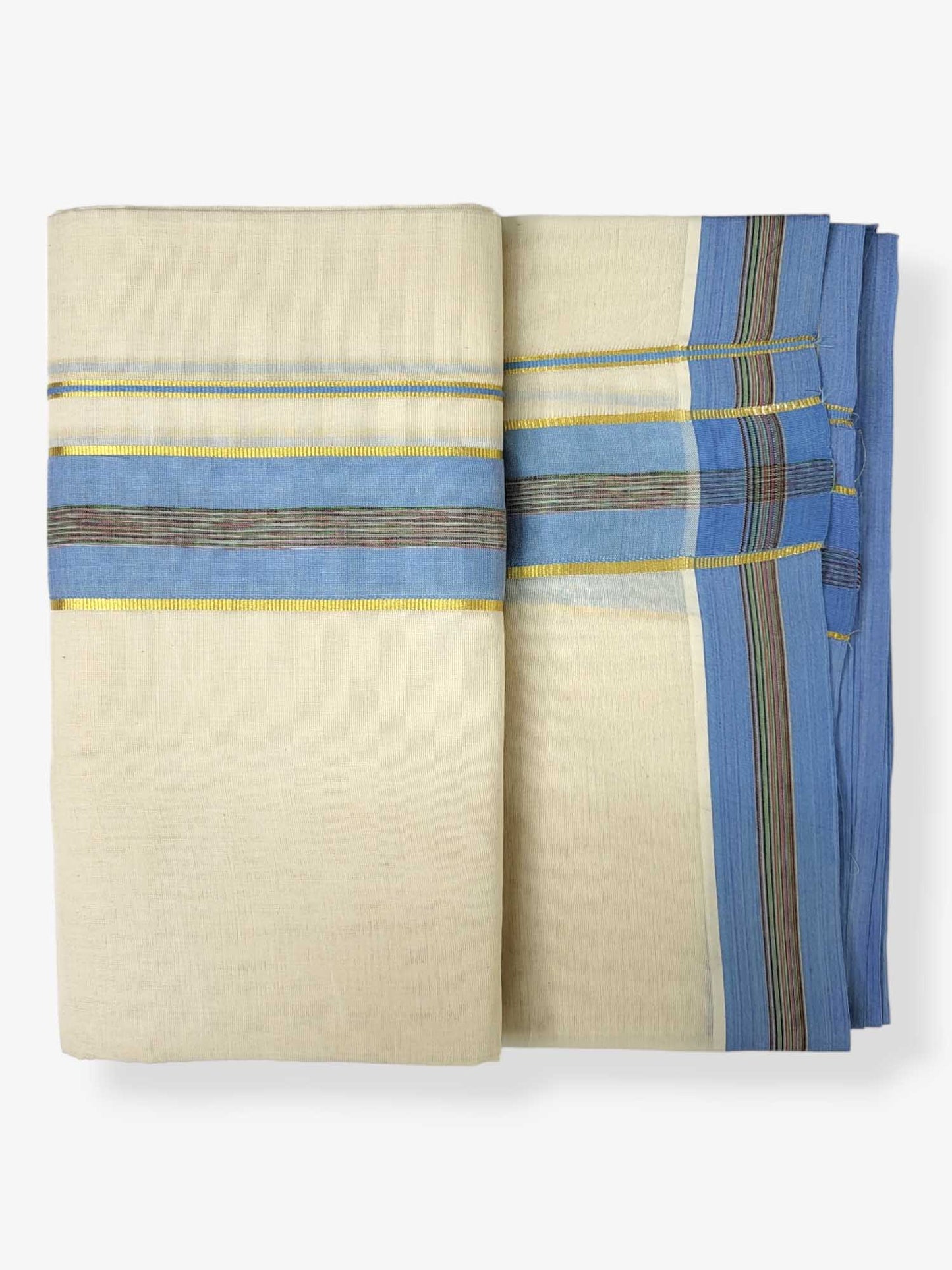 Pure Cotton Kerala Double Dhoti/Mundu