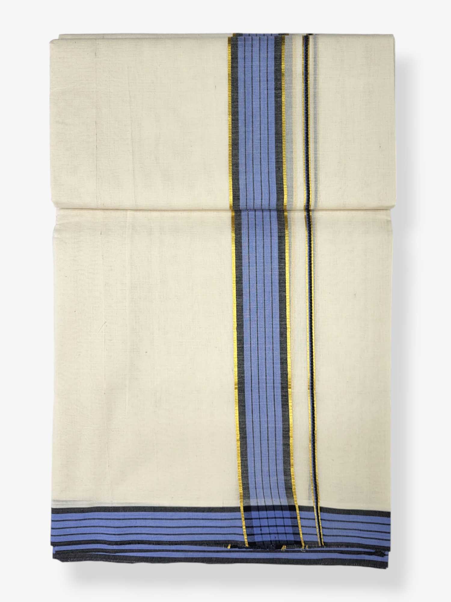 Pure Cotton Kerala Double Dhoti/Mundu