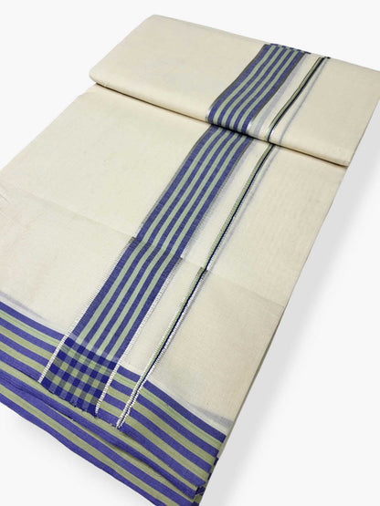 Pure Cotton Kerala Double Dhoti/Mundu