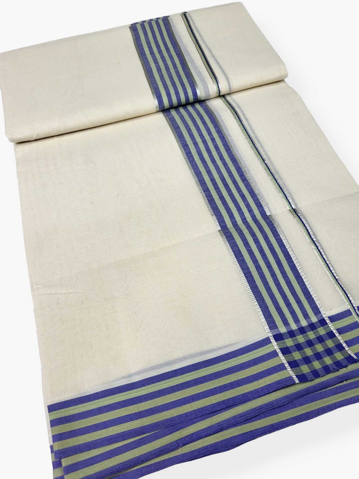 Pure Cotton Kerala Double Dhoti/Mundu