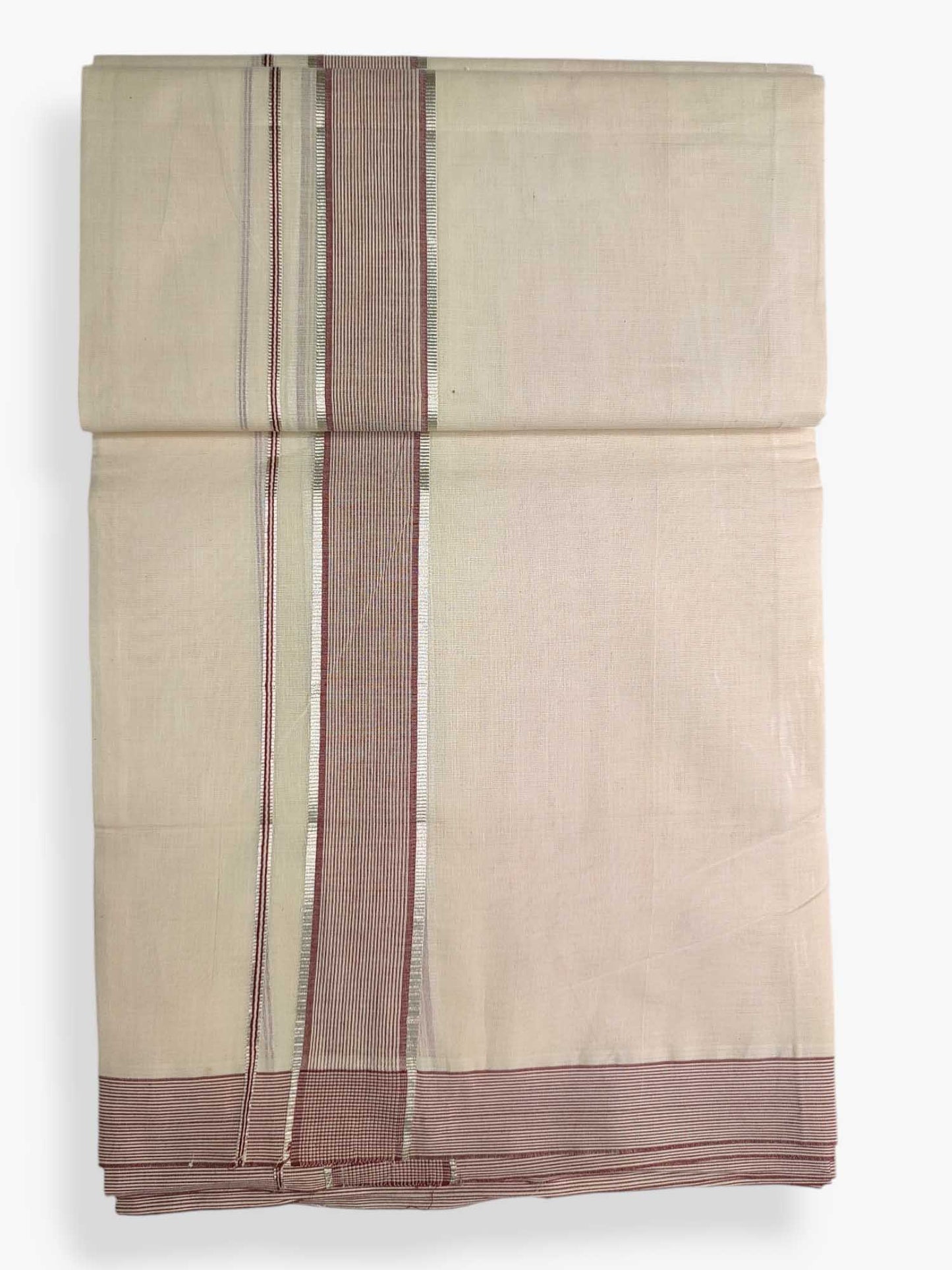 Pure Cotton Kerala Double Dhoti/Mundu