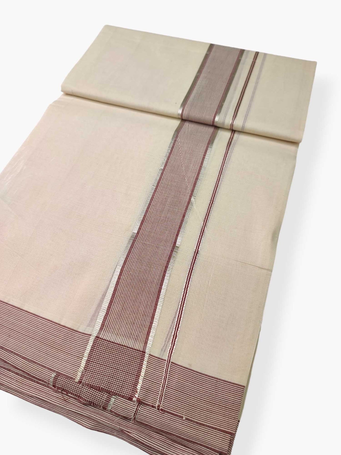 Pure Cotton Kerala Double Dhoti/Mundu