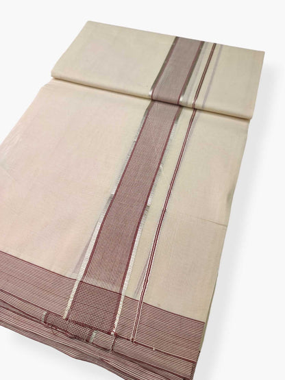 Pure Cotton Kerala Double Dhoti/Mundu