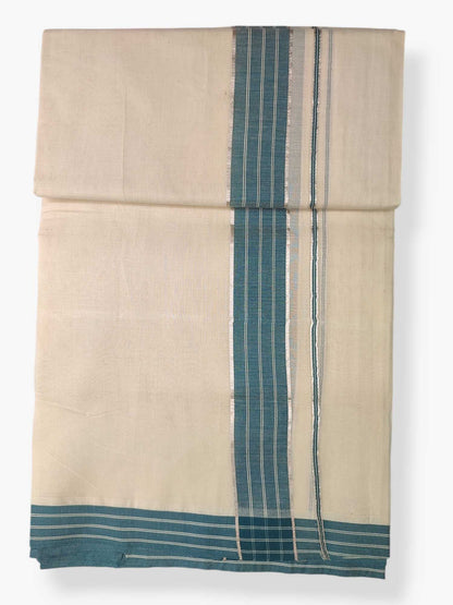 Pure Cotton Kerala Double Dhoti/Mundu