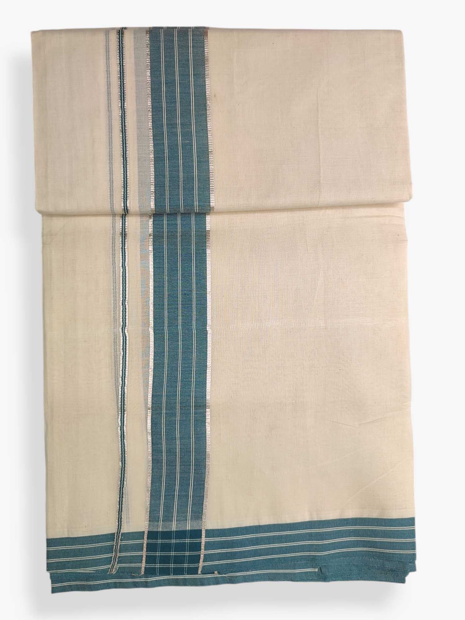 Pure Cotton Kerala Double Dhoti/Mundu