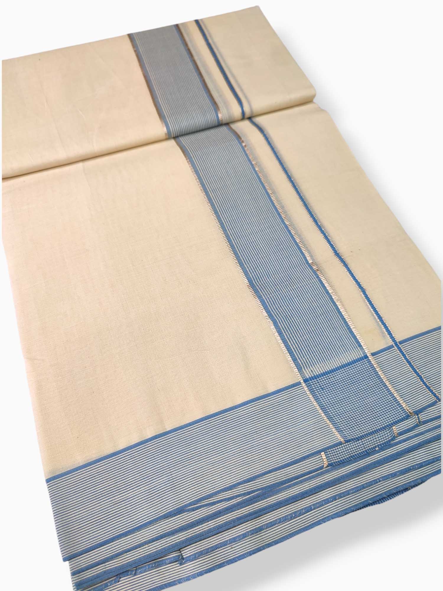 Pure Cotton Kerala Double Dhoti/Mundu