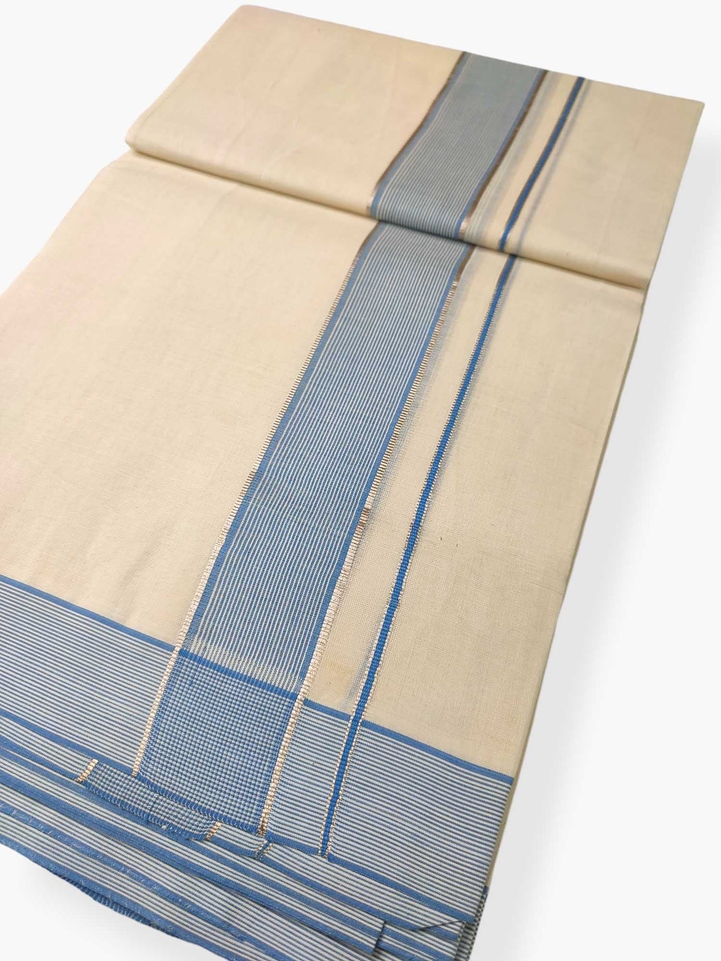 Pure Cotton Kerala Double Dhoti/Mundu