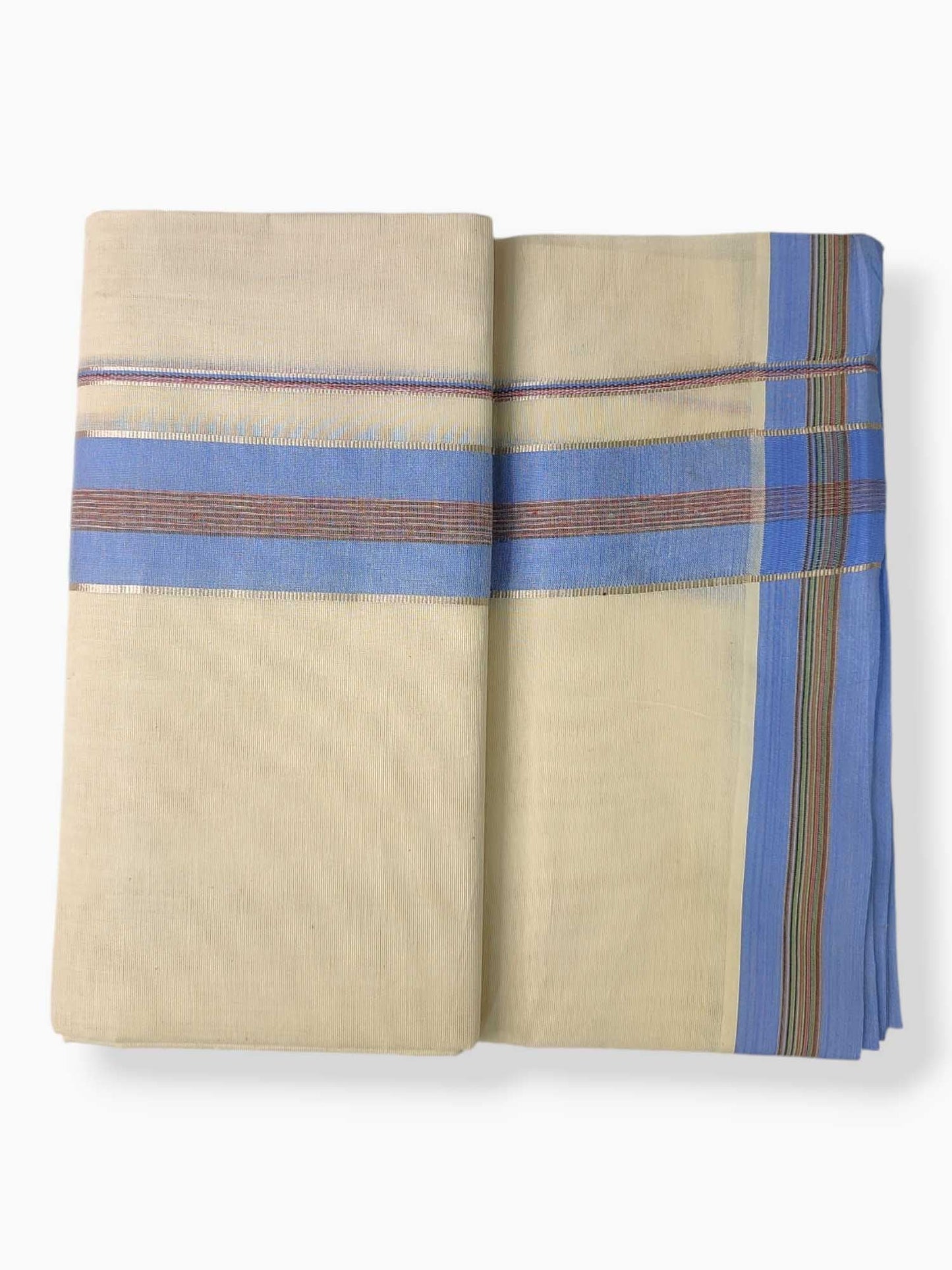 Pure Cotton Kerala Double Dhoti/Mundu