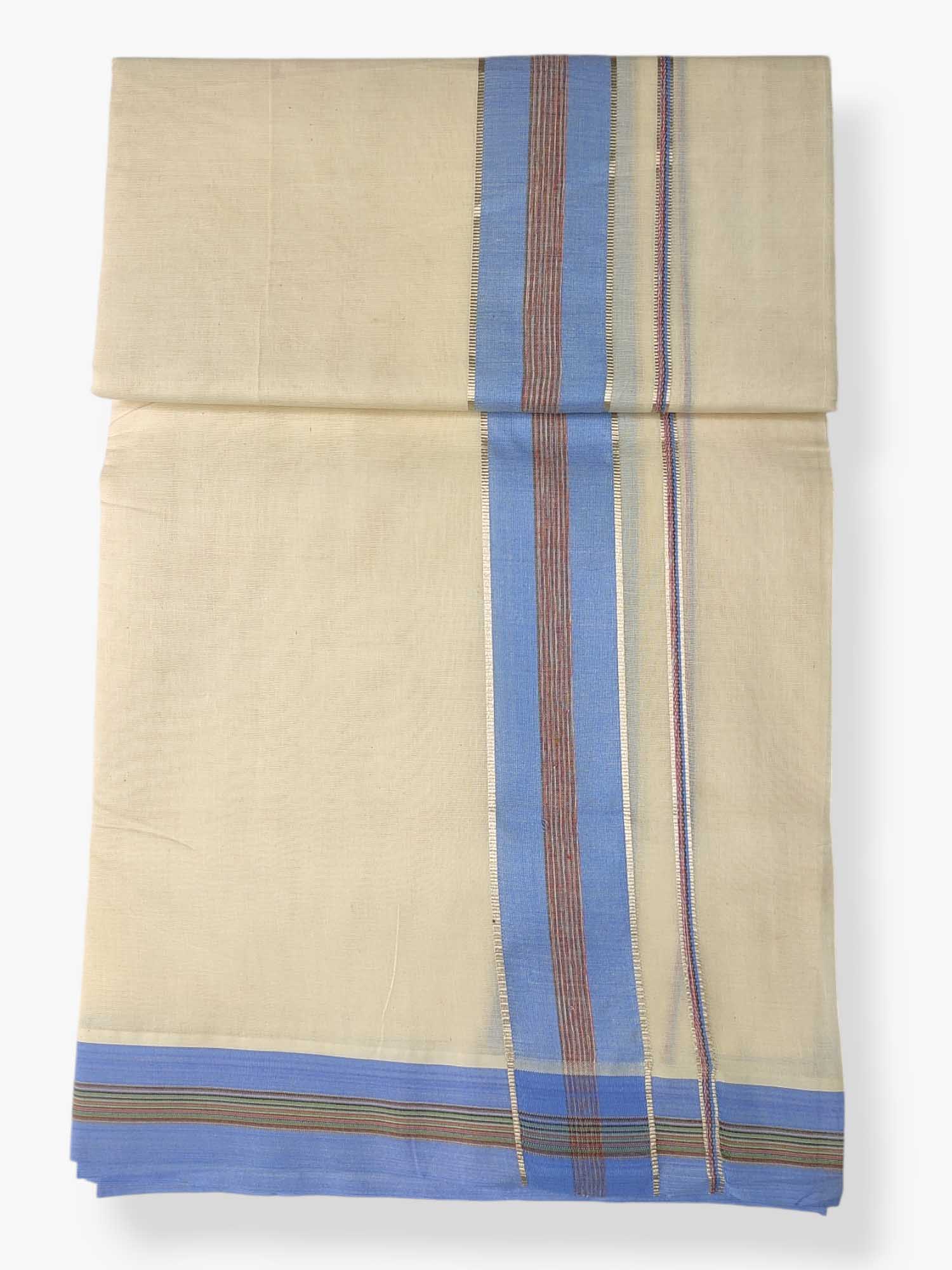 Pure Cotton Kerala Double Dhoti/Mundu