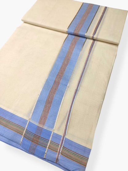 Pure Cotton Kerala Double Dhoti/Mundu