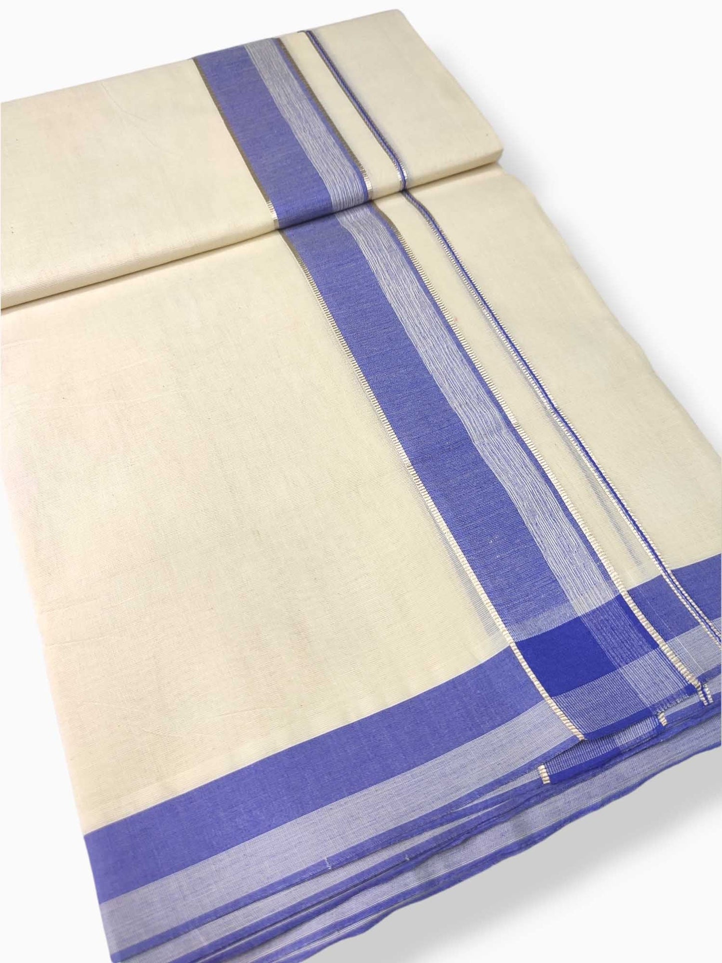 Pure Cotton Kerala Double Dhoti/Mundu