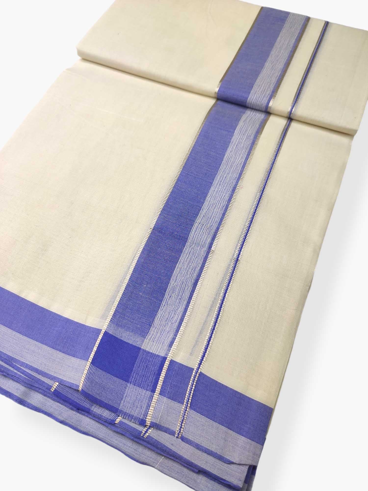 Pure Cotton Kerala Double Dhoti/Mundu