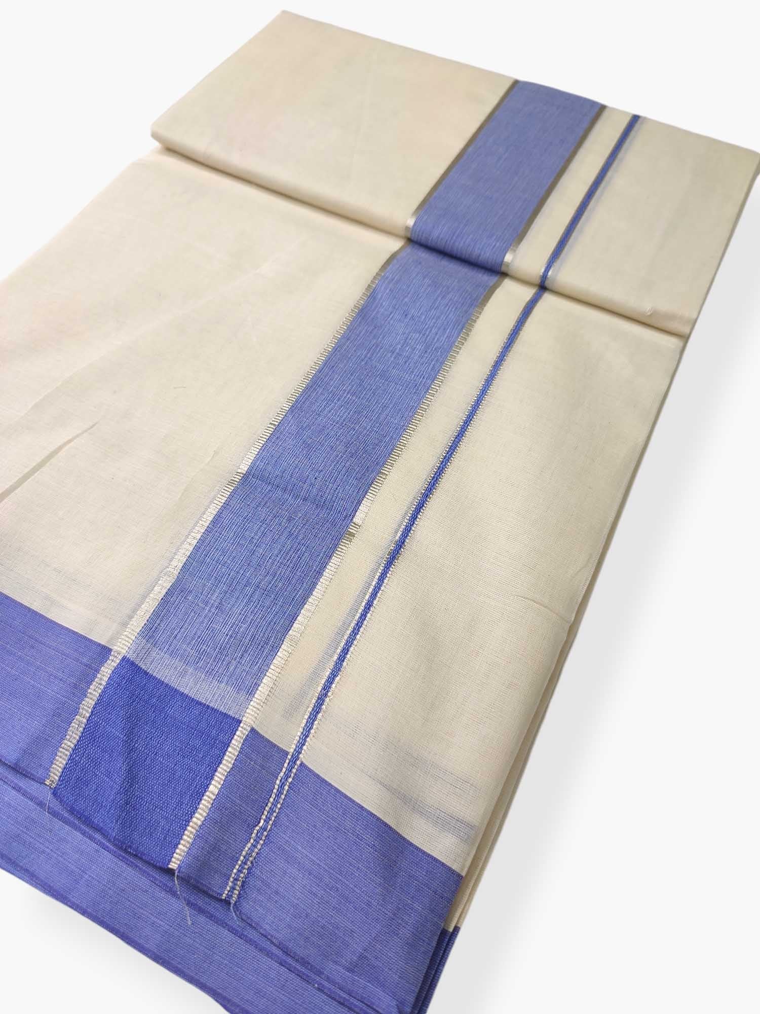 Pure Cotton Kerala Double Dhoti/Mundu