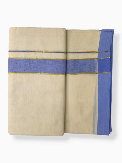 Pure Cotton Kerala Double Dhoti/Mundu