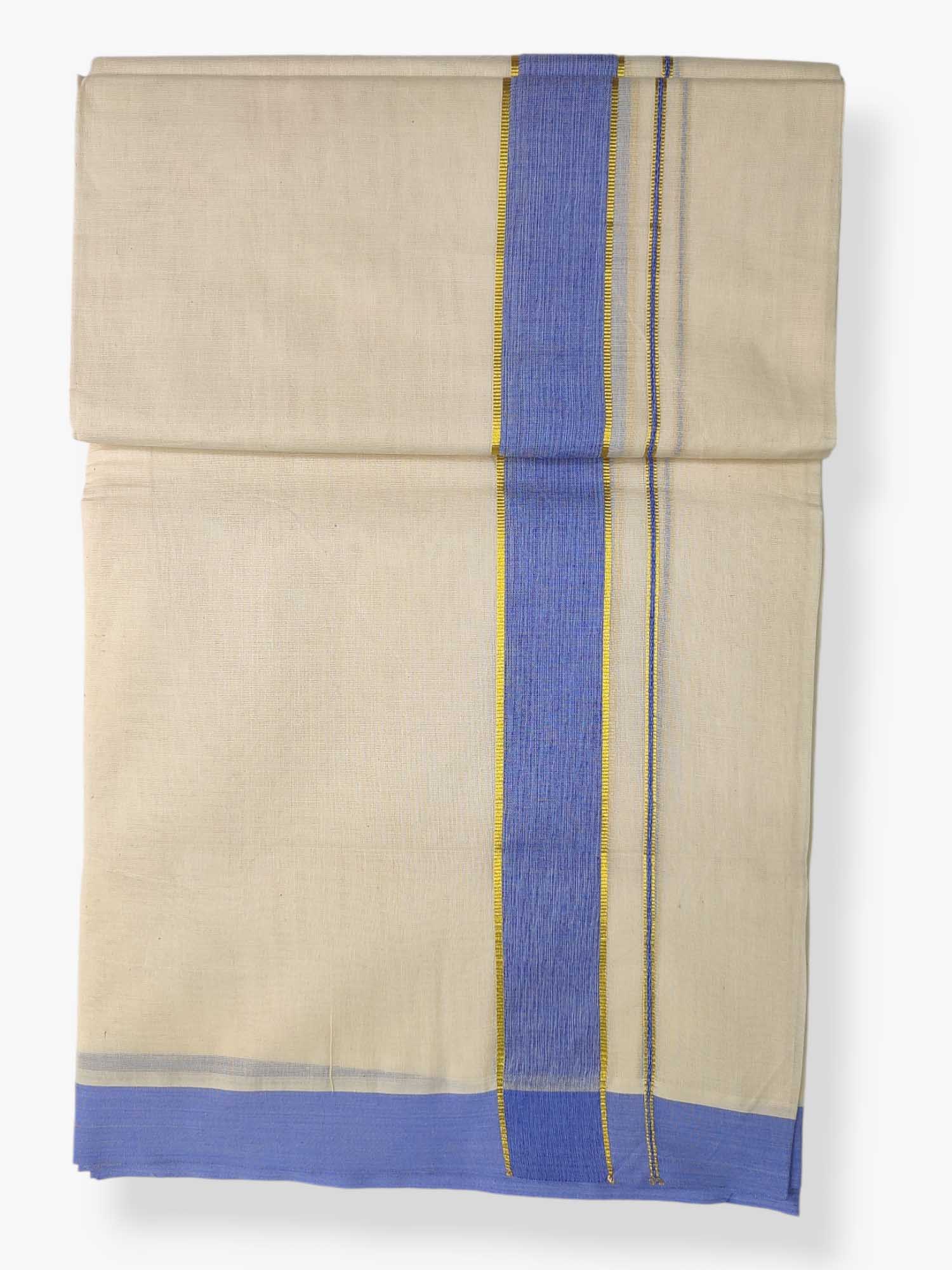 Pure Cotton Kerala Double Dhoti/Mundu