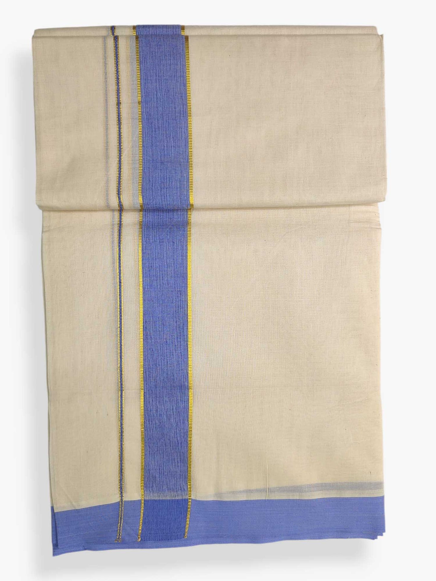 Pure Cotton Kerala Double Dhoti/Mundu