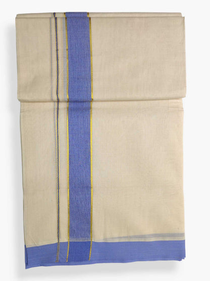 Pure Cotton Kerala Double Dhoti/Mundu