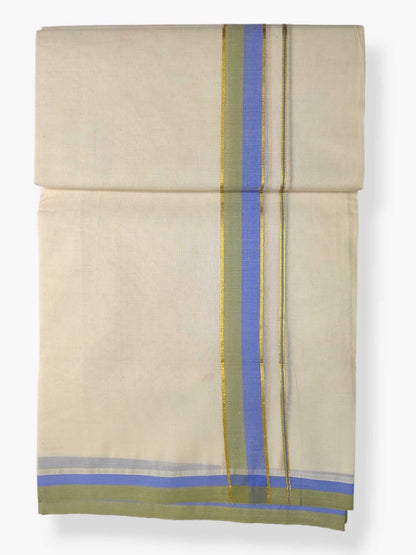 Pure Cotton Kerala Double Dhoti/Mundu