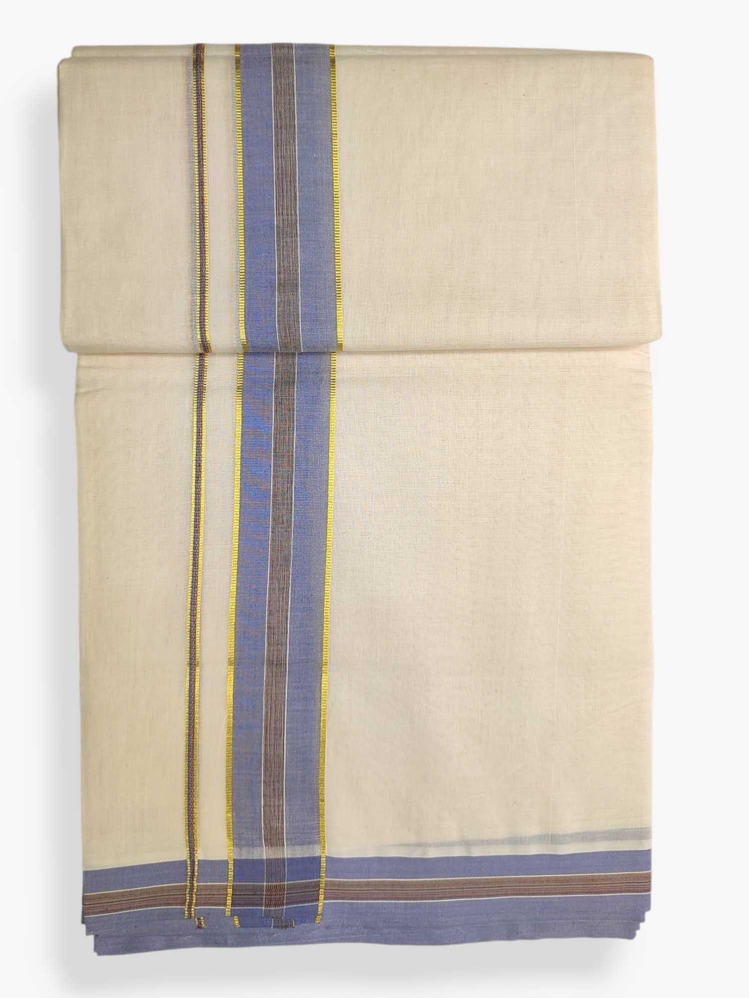 Pure Cotton Kerala Double Dhoti/Mundu