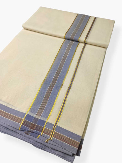 Pure Cotton Kerala Double Dhoti/Mundu