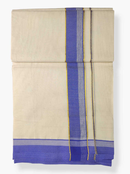 Pure Cotton Kerala Double Dhoti/Mundu