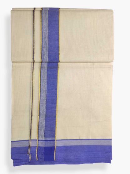 Pure Cotton Kerala Double Dhoti/Mundu