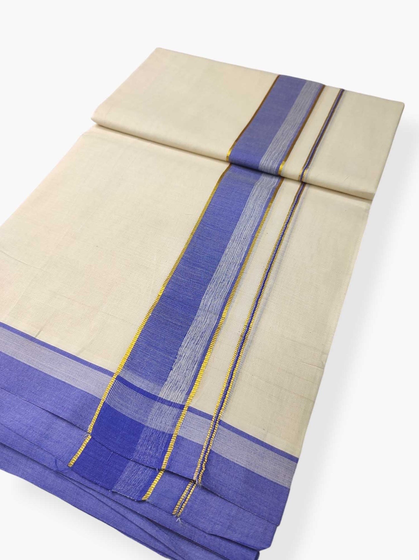 Pure Cotton Kerala Double Dhoti/Mundu