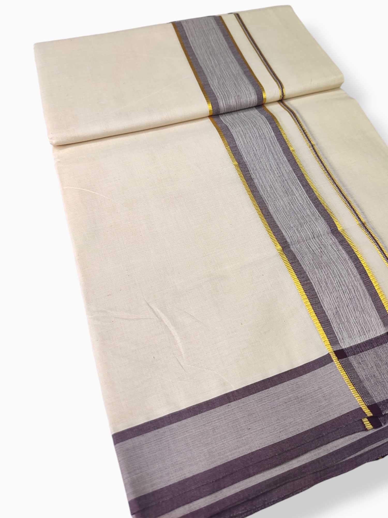 Pure Cotton Kerala Double Dhoti/Mundu