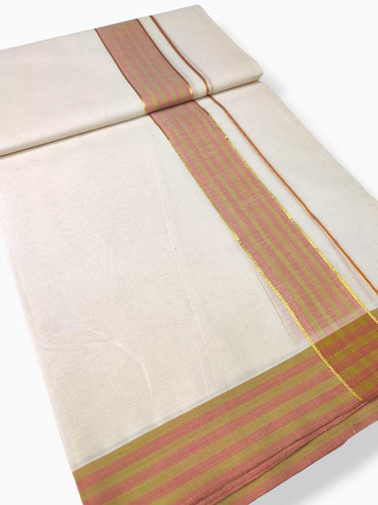 Pure Cotton Kerala Double Dhoti/Mundu