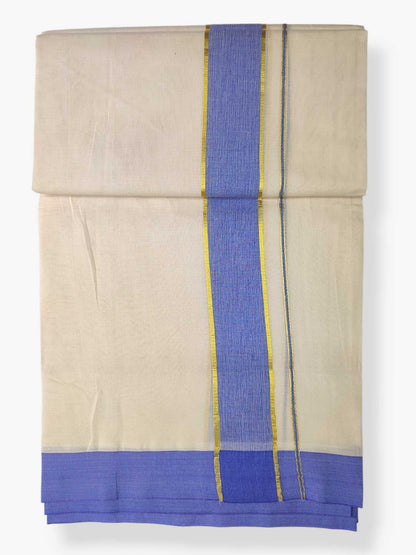 Pure Cotton Kerala Double Dhoti/Mundu