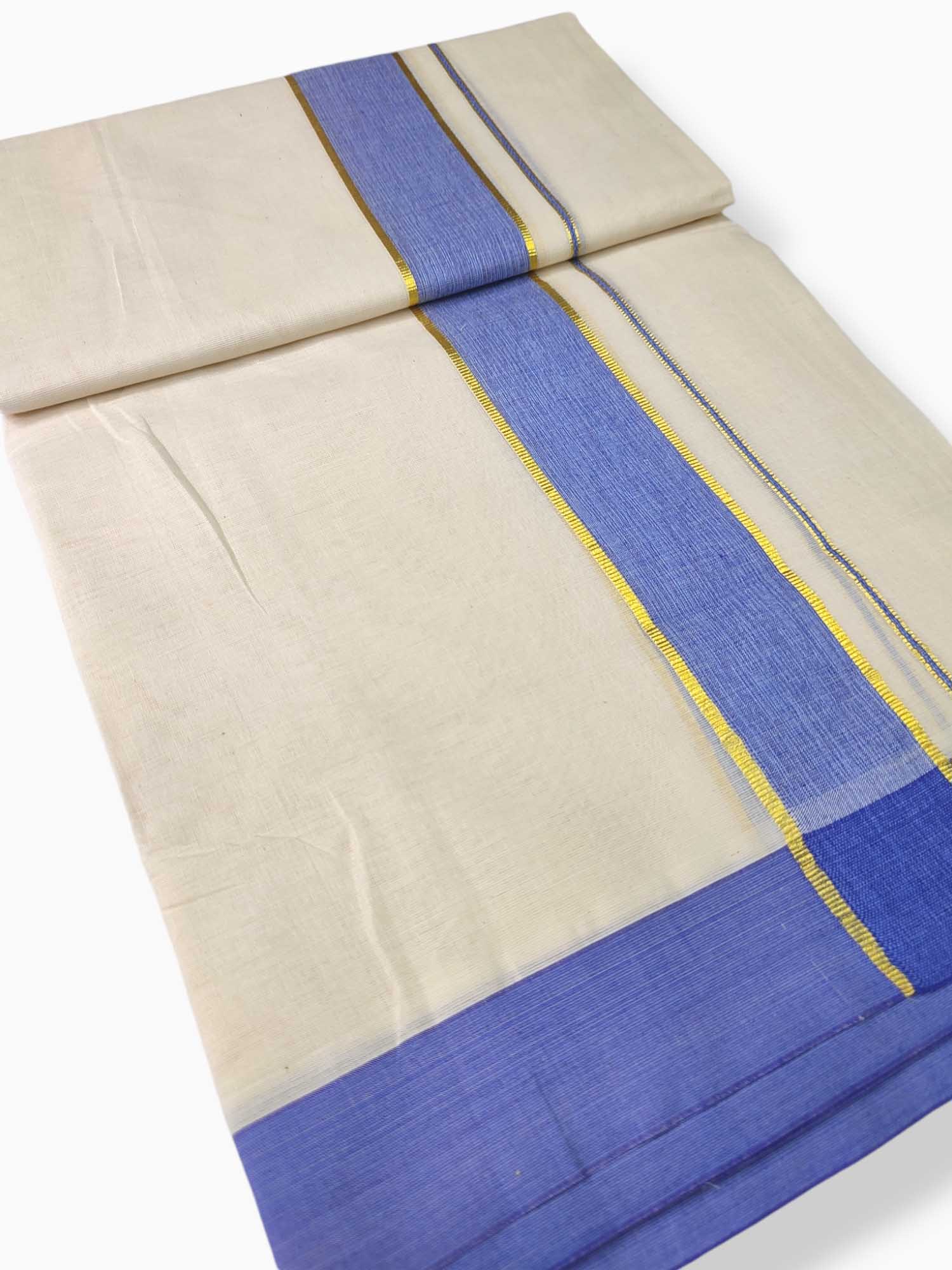 Pure Cotton Kerala Double Dhoti/Mundu