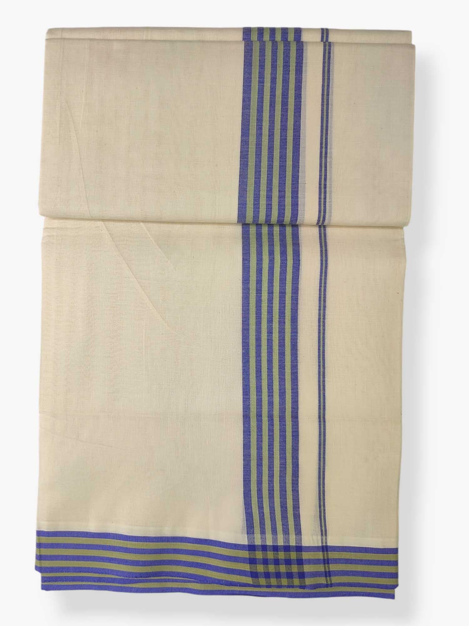 Pure Cotton Kerala Double Dhoti/Mundu