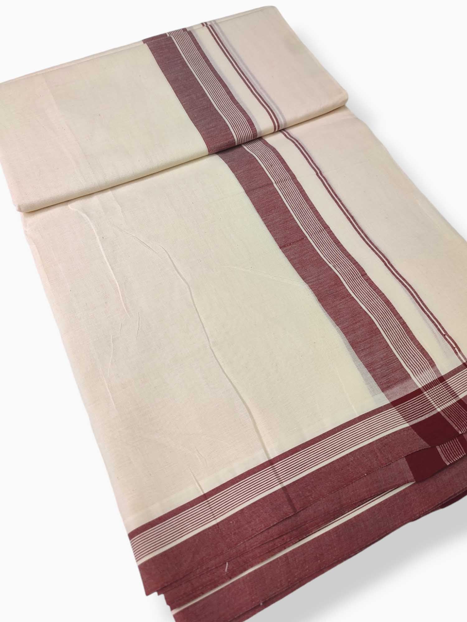 Pure Cotton Kerala Double Dhoti/Mundu