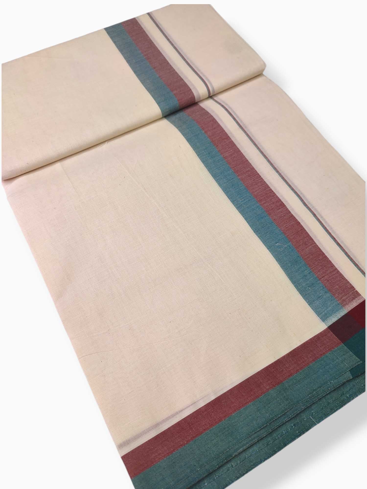 Pure Cotton Kerala Double Dhoti/Mundu